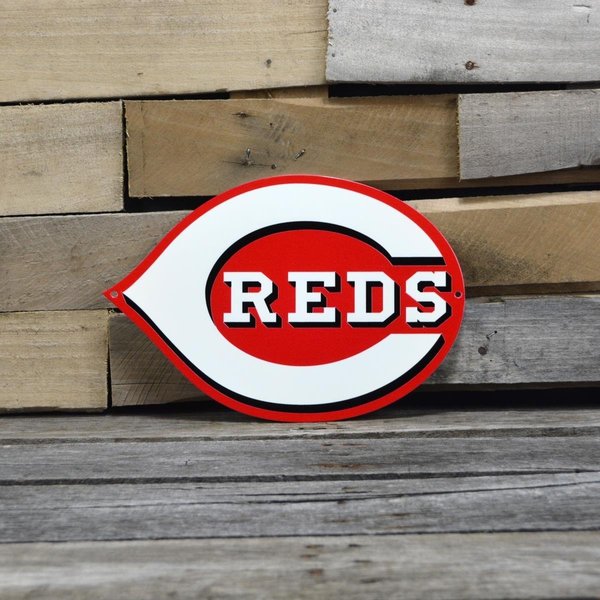 Authentic Street Signs Authentic Street Signs 94035 12 in. Reds Primary Steel Logo 94035